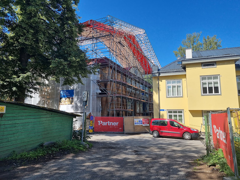 Kevade 4 kunstikooli lammutustööd